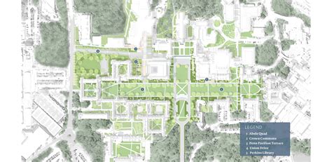 duke west campus map  images   finder