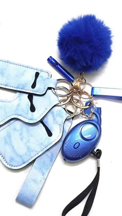 in stock safety woman self defense keychain set self defense products