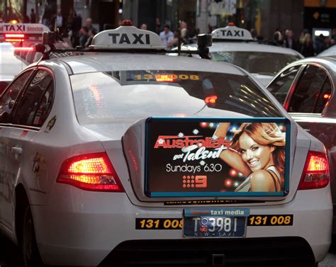 taxi advertising returns  victoria mumbrella