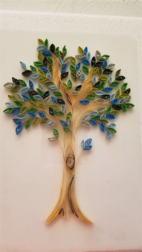 quilled tree paper quilling designs quilling paper craft quilled tree