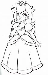 Peach Coloring Pages James Giant Princess Rosalina Harden Daisy Getcolorings Getdrawings Colouring Printable sketch template