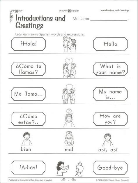 Pin On Learn Spanish Today Spanish Worksheets Learning Spanish