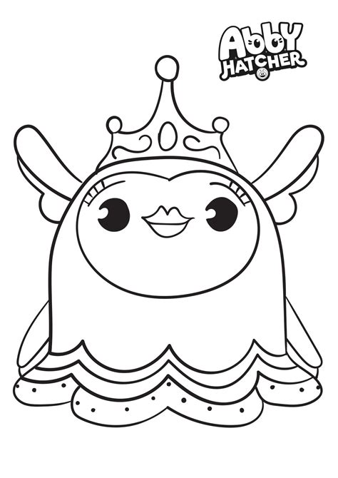 abby hatcher princess flug coloring page  printable coloring pages