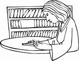 Library Coloring Pages Week National Popular Clipart Coloringhome sketch template