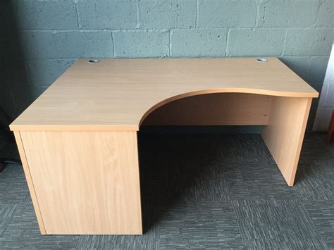 beech left hand turn desk recycled office solutions