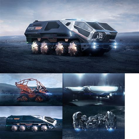 Prometheus Vehicles And Cryo Pods Futuristic Cars Futuristic Vehicle