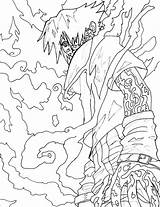 Sasuke Curse Mark Coloring Pages Uchiha Seal Sketch Template sketch template