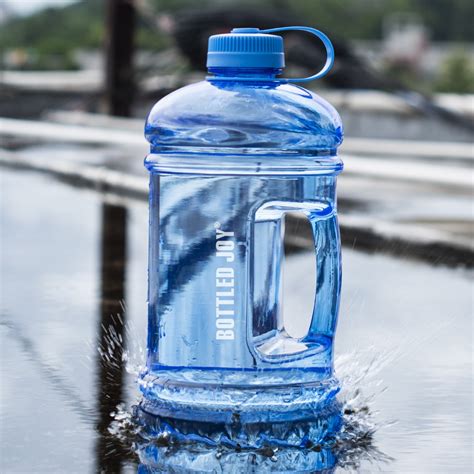 Gemful 3l Large Water Bottle With Motivational Jug Bpa Free Big Water