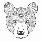 Totem Bear Pole Cute Coloring Animal Drawing Poles Pages Ethnic Getdrawings Illustration Preview Vector Hand sketch template
