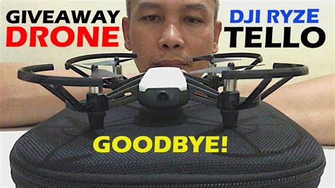 drone giveaway dji ryze tello youtube