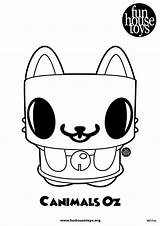 Coloring Pages Canimals Template sketch template