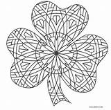 Shamrock Coloring Pages Printable Cool2bkids Kids Source sketch template