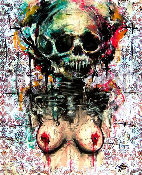 Print 8x10 Snuff Machine 2 Skull Dark Art Skeleton Etsy