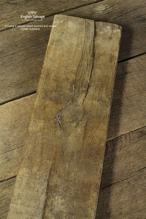 salvaged tongue  groove oak floorboards