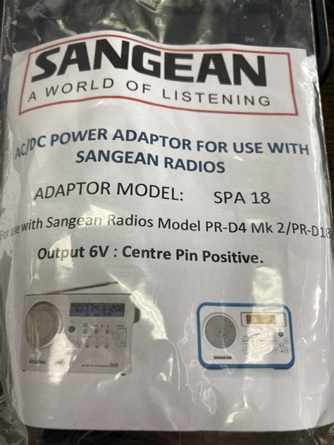 sangean spa  power supply av world auckland hifi store