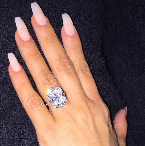kim kardashian s long nails — clear manicure for paris fashion week hollywood life