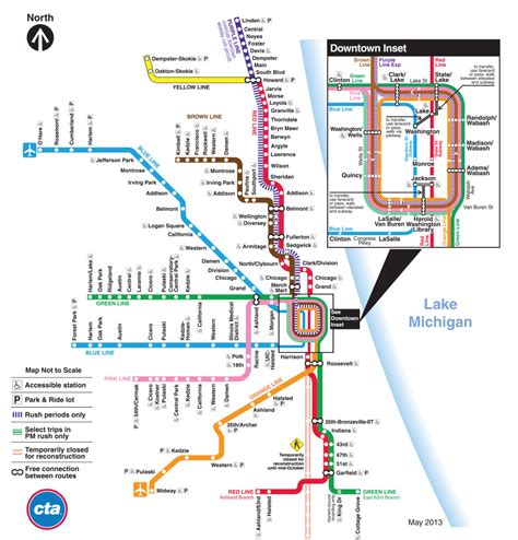 scenes evolution   chicago cta transit maps