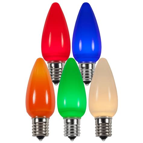 multicolor smooth led christmas light bulbs