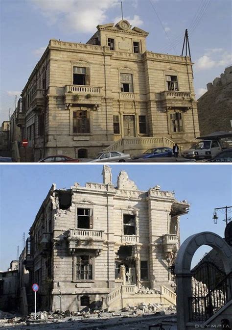 28 before and after pics reveal what war did to the largest city in syria bored panda