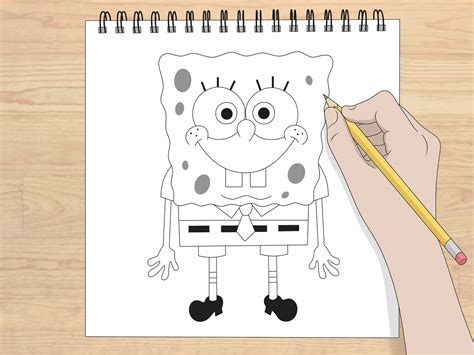 draw spongebob squarepants  steps  pictures