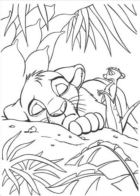 coloring pageslineart disney lion king images  pinterest