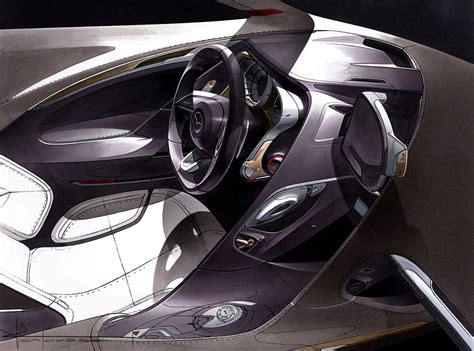randomness mazda shinari concept car interior design sketch car interior sketch