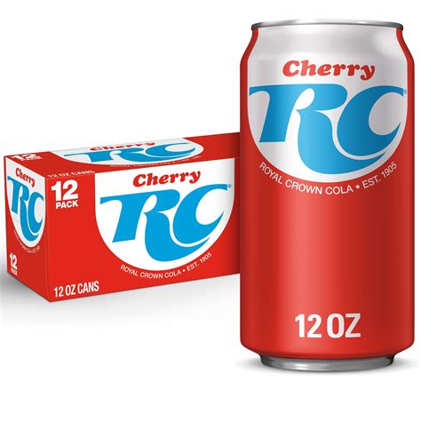 rc cherry cola soda  fl oz cans  pack walmartcom walmartcom