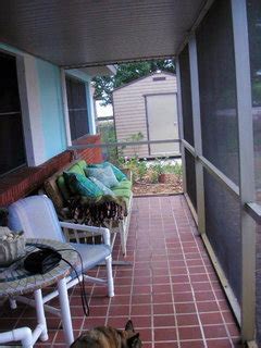 narrow porch