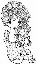 Precious Moments Coloring Pages Mother Para Dibujos Color Girl Los Dificiles Del Doll Coloringbook4kids El Christmas Mothers Edward Pm Posted sketch template