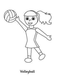 volleyball coloring page ideas coloring pages  coloring