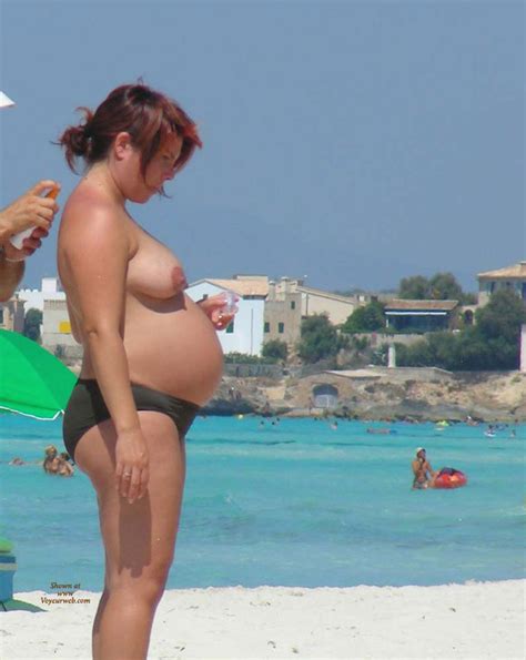 Beach Voyeur Creaming Pregnant Wife Preview May 2010