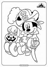 Mickey Pirate sketch template