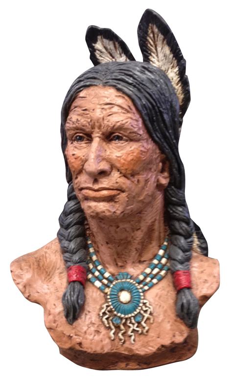 chief pontiac indian bust greater west bloomfield historical society