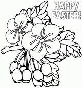 Coloring Easter Flower Pages Flowers Printable Comments Sheets Coloringhome sketch template