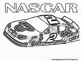 Coloring Print Nascar Pages Kids sketch template