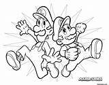 Luigi Daisy Bros Randomly sketch template