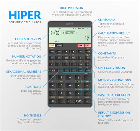 hiper calculator pro  android prohex