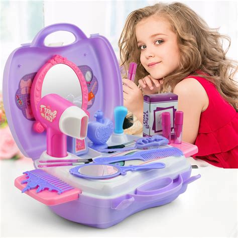 pretend play cosmetic princess makeup toy set kit  girls kids beauty toys ebay