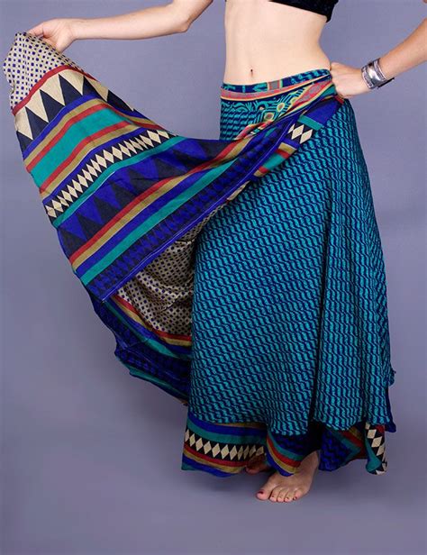 layer skirt  silk sari skirt sari skirt layered skirt skirts