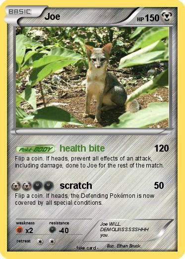 Pokémon Joe 932 932 Health Bite My Pokemon Card