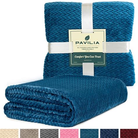 teal throw blanket