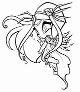 Winx Pixie Coloring Pages sketch template