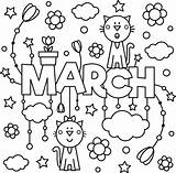 March Colouring Coloring Pages Para Colorear Printable Spring Kids Color Enjoy Thrifty Mommas Tips Sheets Choose Board sketch template