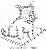 Coloring Pages Terrier Scottish Westie Dog Scottie Colouring Getcolorings Getdrawings Print Rug sketch template