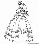 Coloring Dress Pages Princess Getcolorings Color Printable sketch template