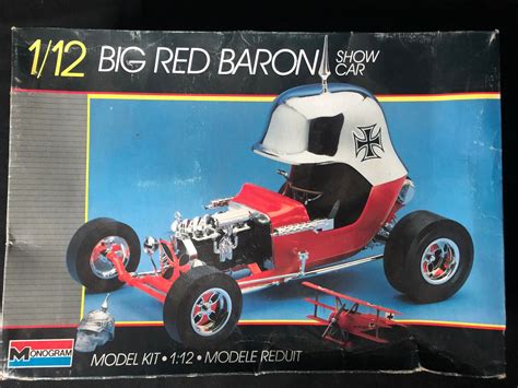 monogram  scale big red baron show car model car kit