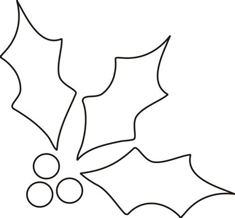 holly coloring pages paper christmas ornaments easy christmas