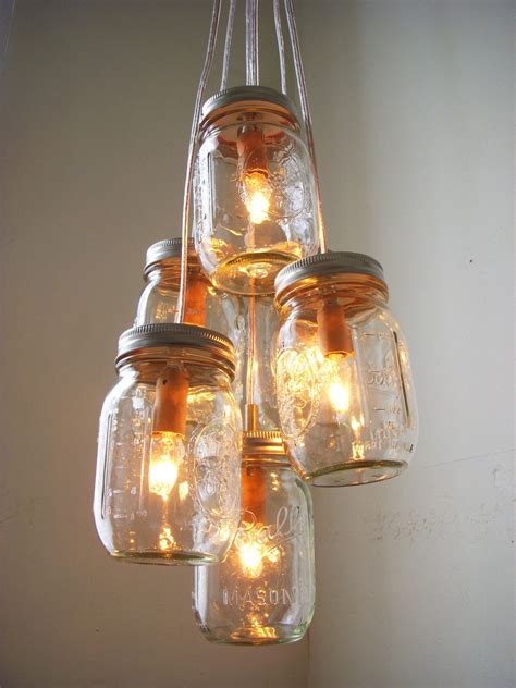 create mason jar lighting fixtures homesfeed