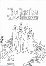 Beatles Album Submarine Colouring 1155 sketch template
