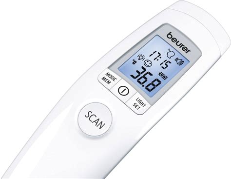 beurer ft  infrarood koortsthermometer met koortsalarm conradnl